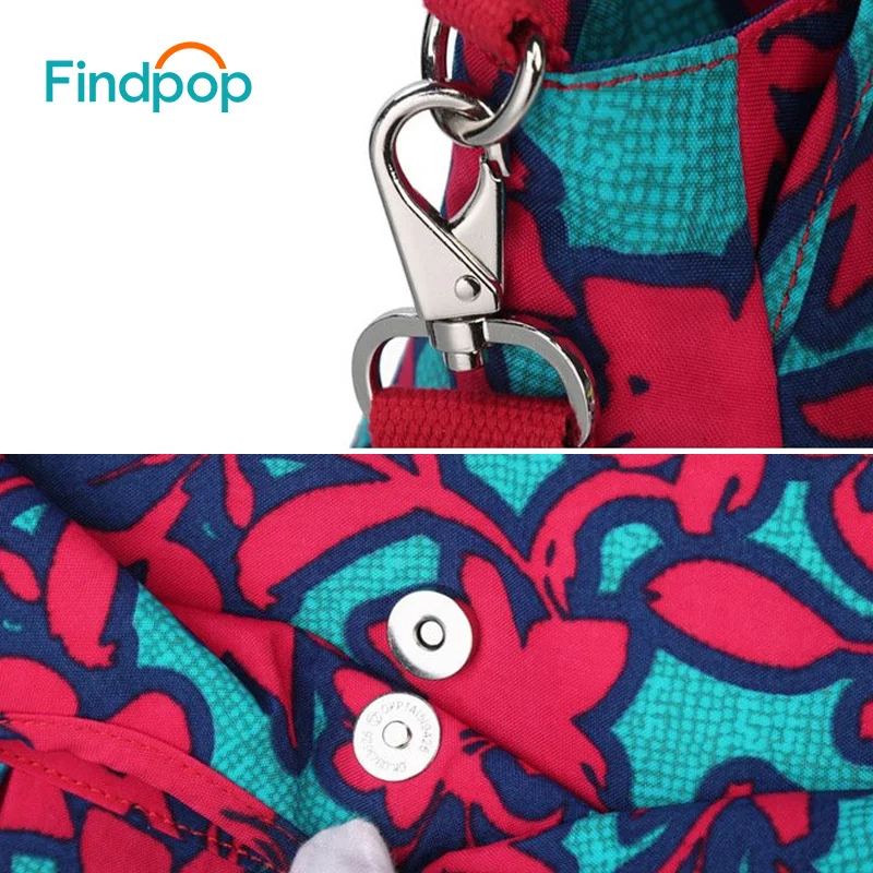 Сумка Findpop женские сумки-мессенджеры с цветочным принтом модные повседневные