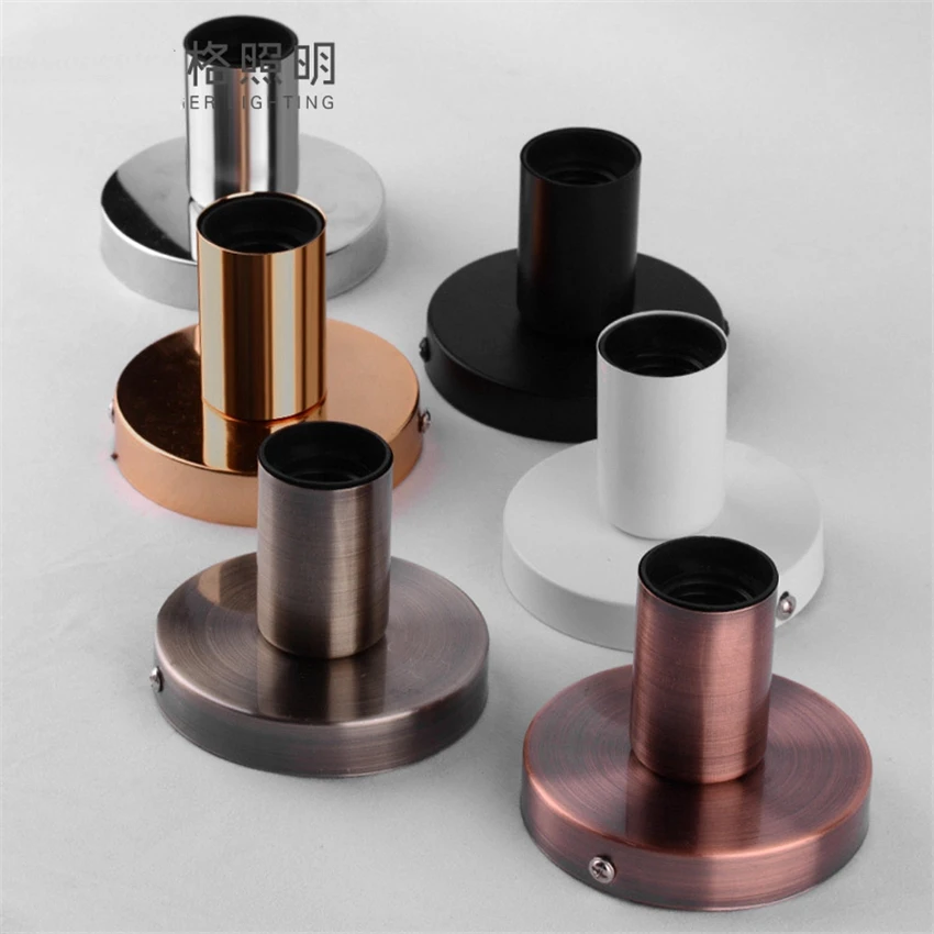 Ретро Луи E27 потолочные светильники присоска сверху диск лампы гостиной спальни