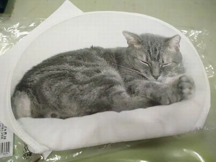Милый Кот, косметичка, 3D печать, косметичка для путешествий,, женская брендовая Новинка