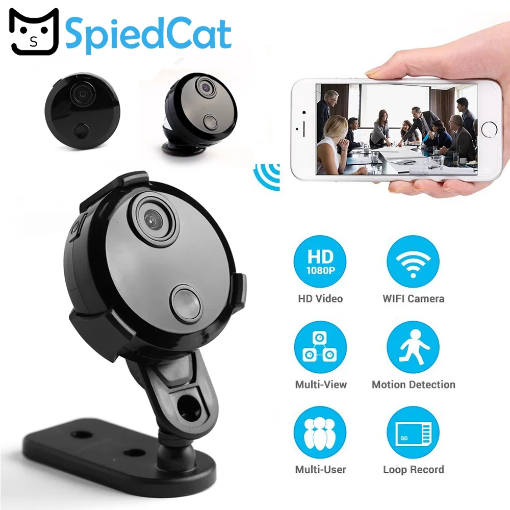 New HD 1080P Smart Wifi Mini Camera IP Network Camcorder IR Night Vision Motion Detection Sensor Car Sports Action DV DVR | Электроника