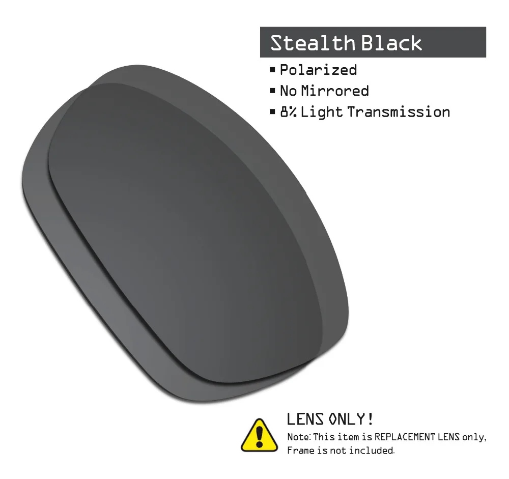 3 пары поляризованных солнцезащитных очков SmartVLT Сменные линзы для Oakley Ten X Stealth