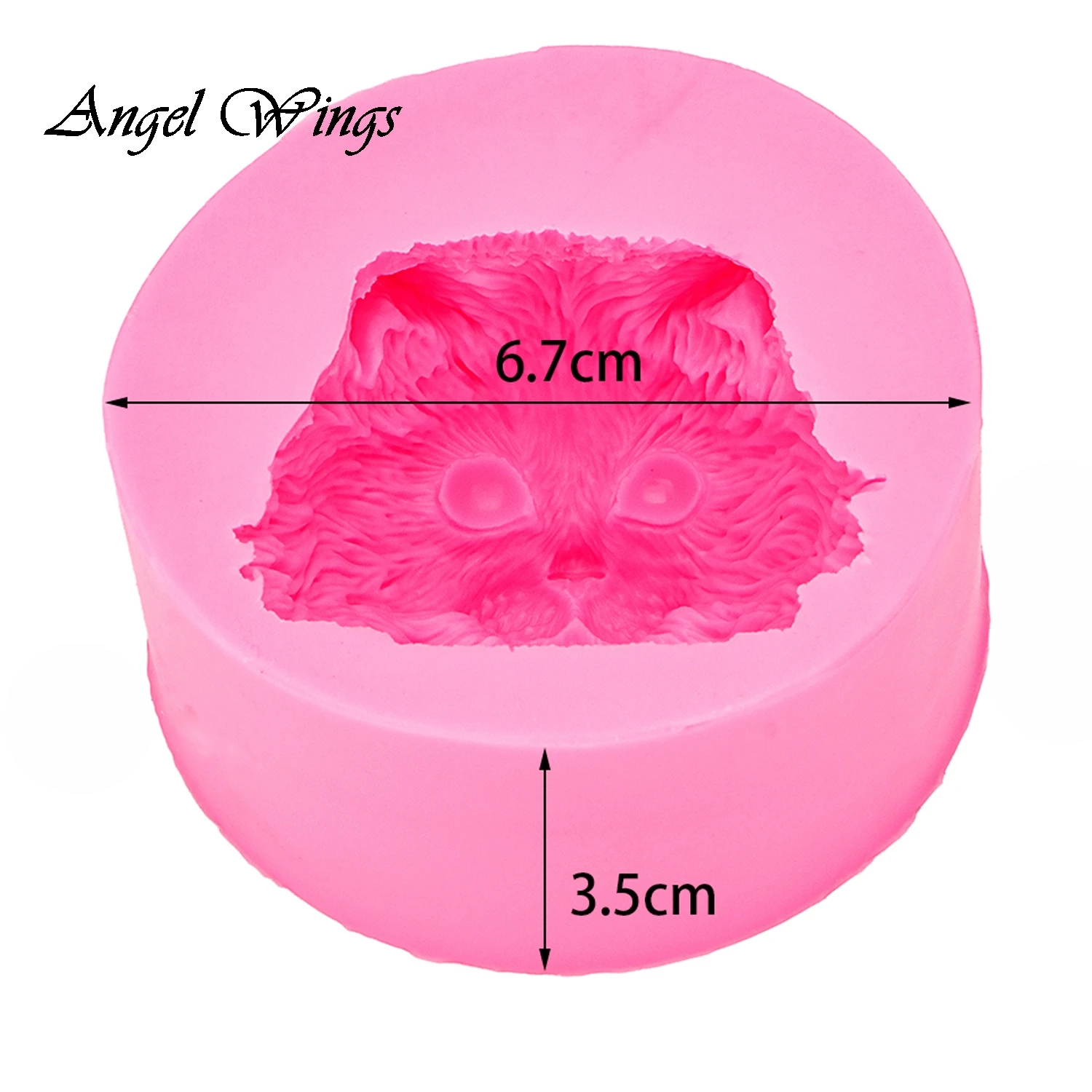 Конфетница из силикона для мыла в виде кошки для украшения тортов и шоколада.