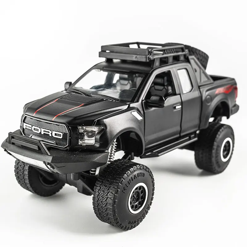 Модель автомобиля из сплава 1:32 для пикапа Ford Raptor F150 4 цвета|Наземный транспорт| |