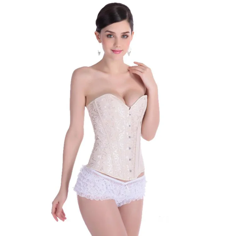 Корсет Эротическое белье размер плюс корсеты и бюстье Overbust женские стимпанк