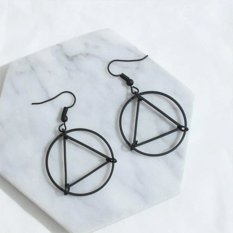 Kingdeng Серьги Стержня Женщины Панк Ювелирные Изделия Drop Hoop Кисточкой Корейский Cilp