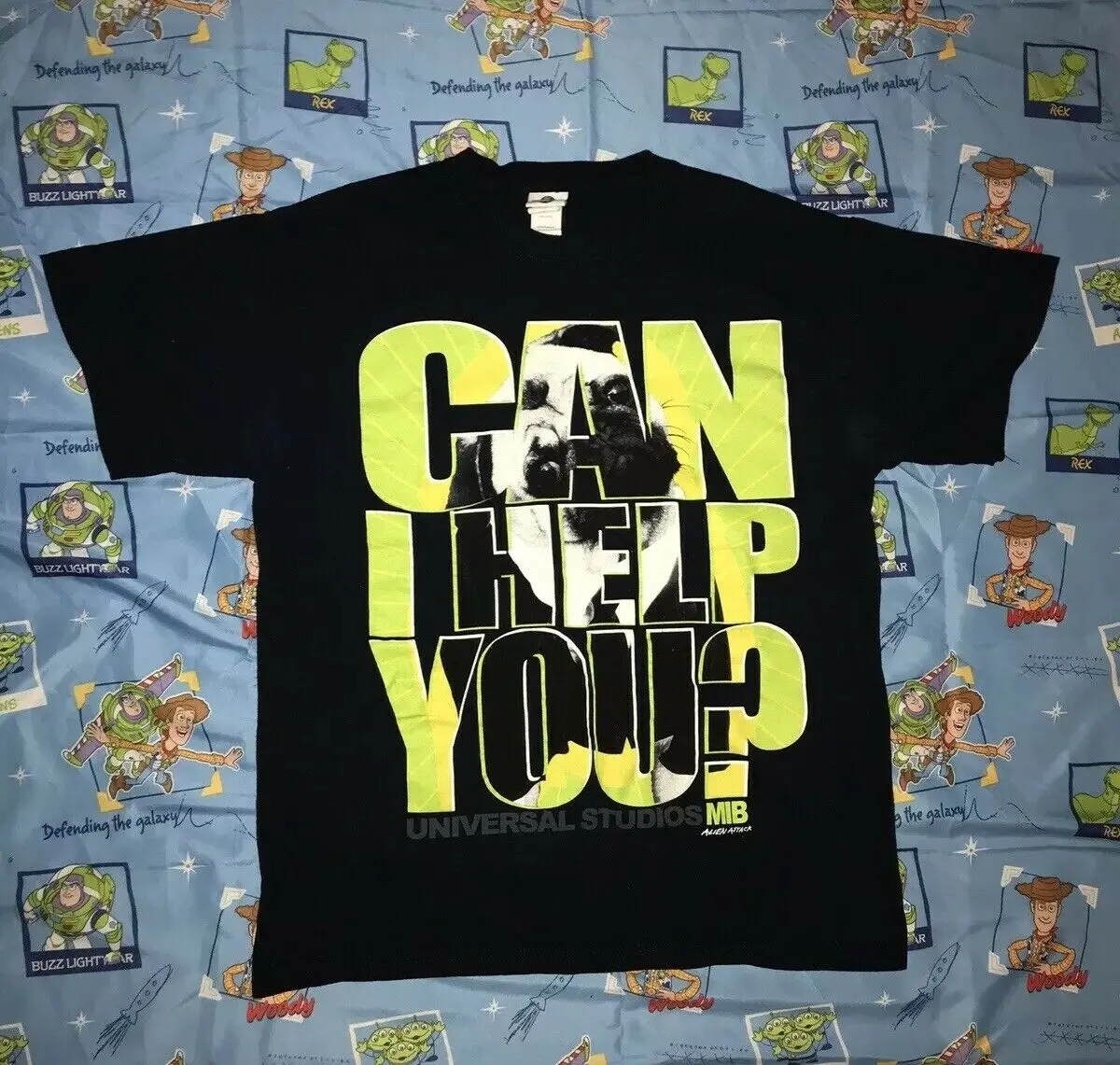 

Men In Black MIB Pug Can I Help You Universal T Shirt T Shirts Short Sleeve Leisure Fashion Summer