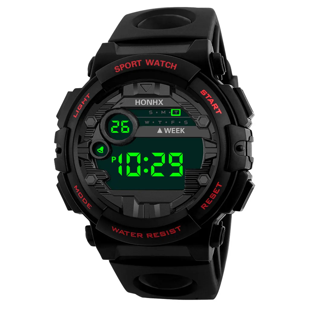 

Honhx Luxury Mens Digital Led Waterproof Watch Date Sport Men Outdoor Electronic Watch Male Clock Relogio Masculino Montre Homme
