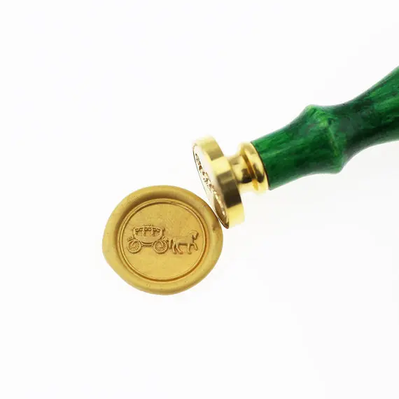 Карета карета воск печать/лошадь Печать/Винтаж тренер -- WS028 | Дом и сад