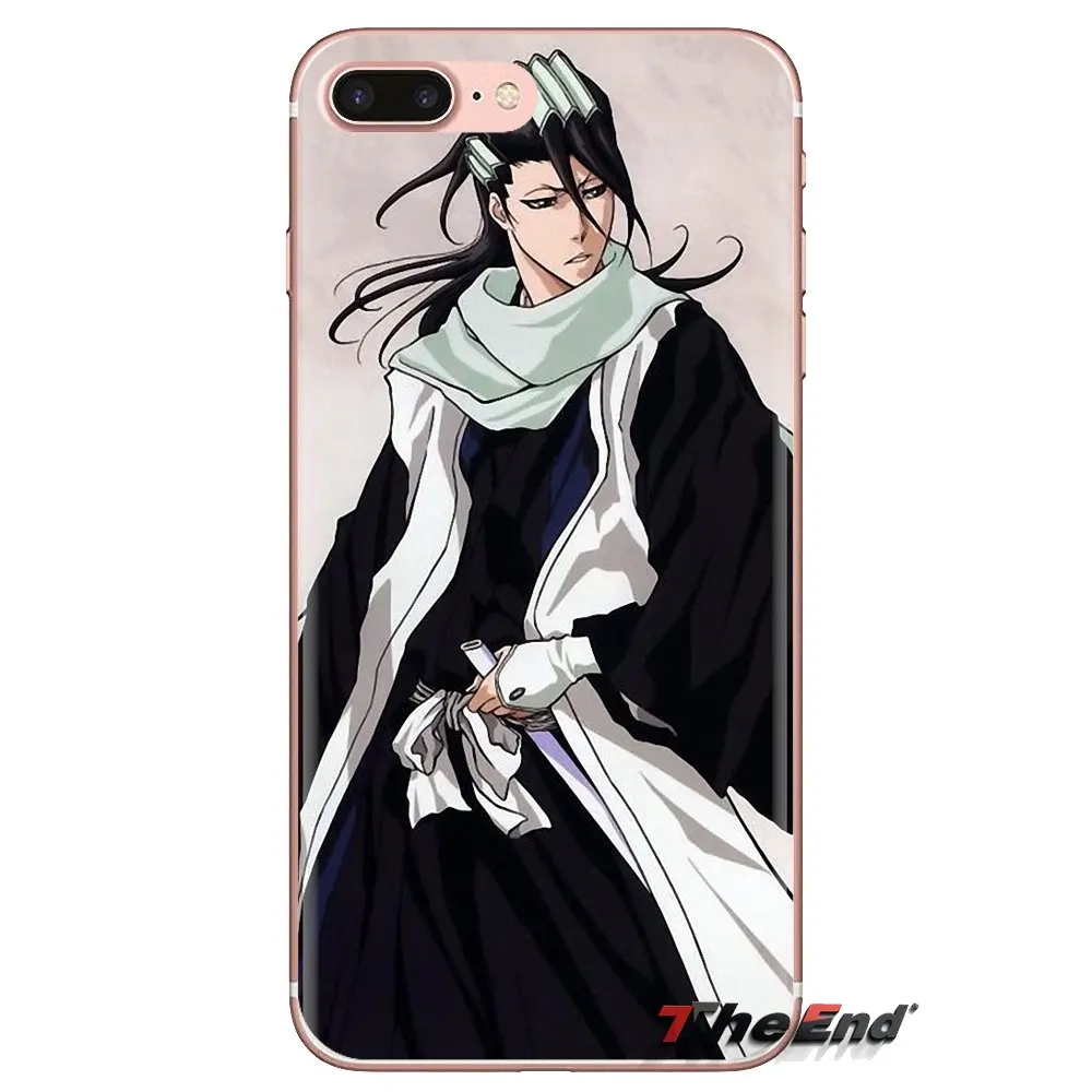 Прозрачный чехол из ТПУ для Huawei Mate Honor 4C 5C 5X 6X 7 7A 7C 8 9 10 8C 8X 20 Lite Pro Bleach Byakuya Kuchiki Anime Art |