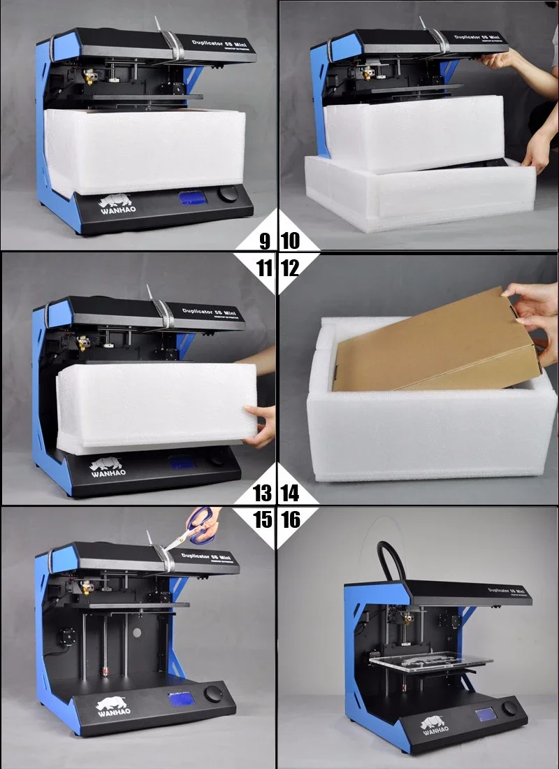 Китай поставщик Wanhao D5S мини 3D цветной лазерный принтер машина с PLA ABS нити дешевая Заводская цена высокое качество