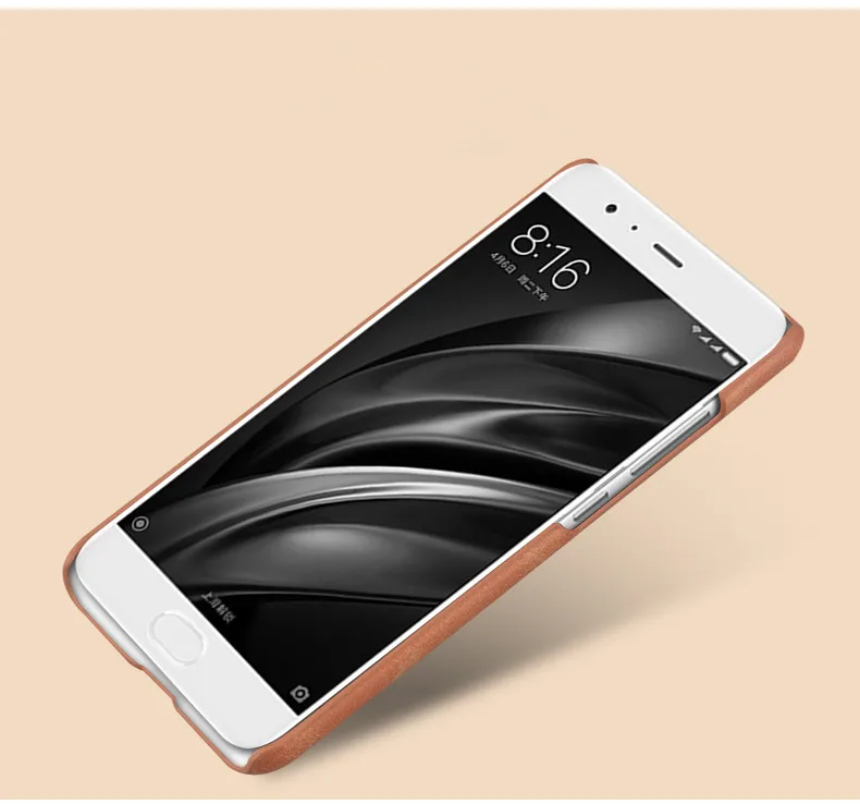 Чехол для xiaomi mi6 Оригинальный чехол MOFi 6 кожаный на заднюю панель mi телефона s funda 5