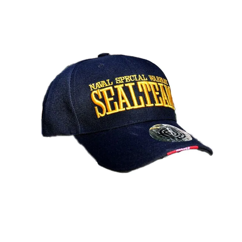 Fashion outdoor US NAVY black Casual baseball Golf cap man women Naval Special Warfare Seal Team boy girl hip hop casual hat | Аксессуары