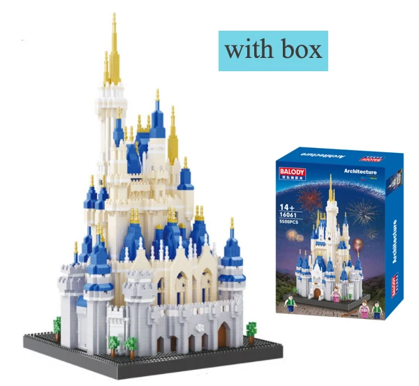 Архитектура Совместимость с Nano Building Block Land игрушечная Пирамидка Diamond детский парк