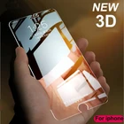 3D закаленное стекло для iPhone 7, 8 Plus, 6S, X, XS, X, XS, XR, XS MAX, 8, 7, 6, Стекло 9H