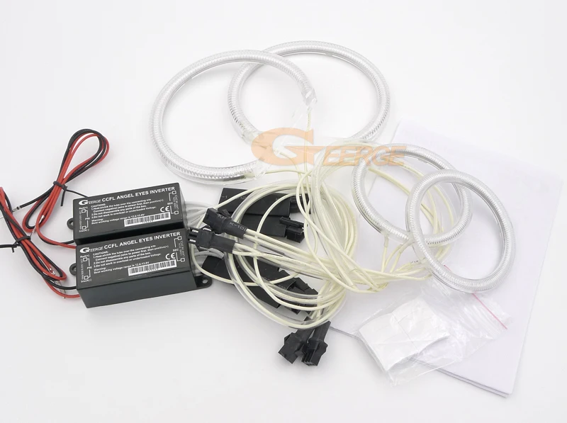 Для Toyota Harrier 2003-2012 HID фары отличные ангельские глазки Ультра яркое освещение CCFL ангельские глазки комплект Halo Кольцо