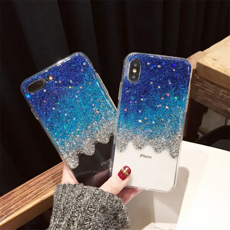 Чехол для телефона Huawei mate 9 10 20 lite pro Nova 2 plus 3i милый 3D градиент блеск Звезда Мягкая
