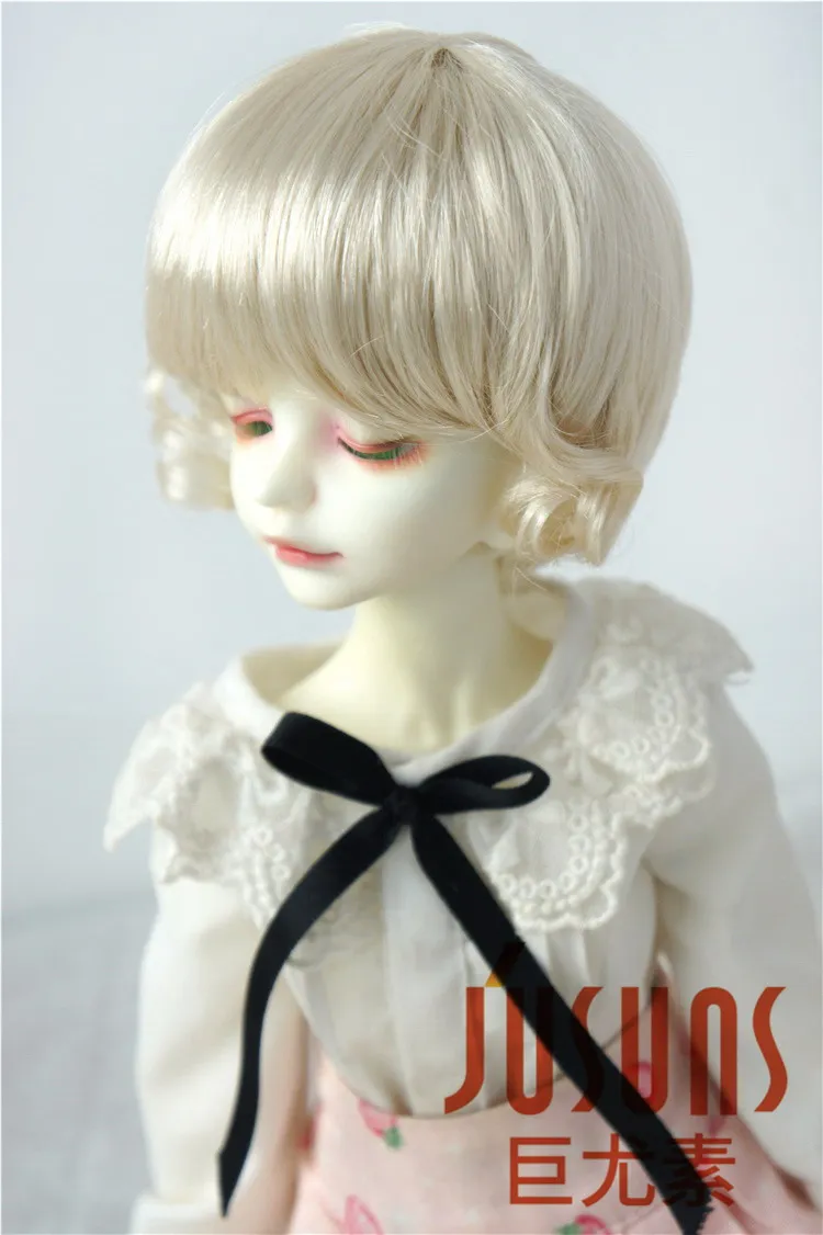 JD459 1/6 1/4 1/3 модные короткие парики BJD для YOSD MSD SD синтетический мохеровый парик Размер 6-7 дюймов 7-8 дюймов 8-9 дюймов кукольные волосы