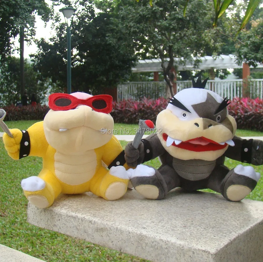 Juguetes de peluche de los Koopalings, mu&ntilde;ecos de animales de peluche de Iggy, Roy, Quinn, Lemmy, Ludwig, Morton Jr. Koopa Super Bros Bowser-3
