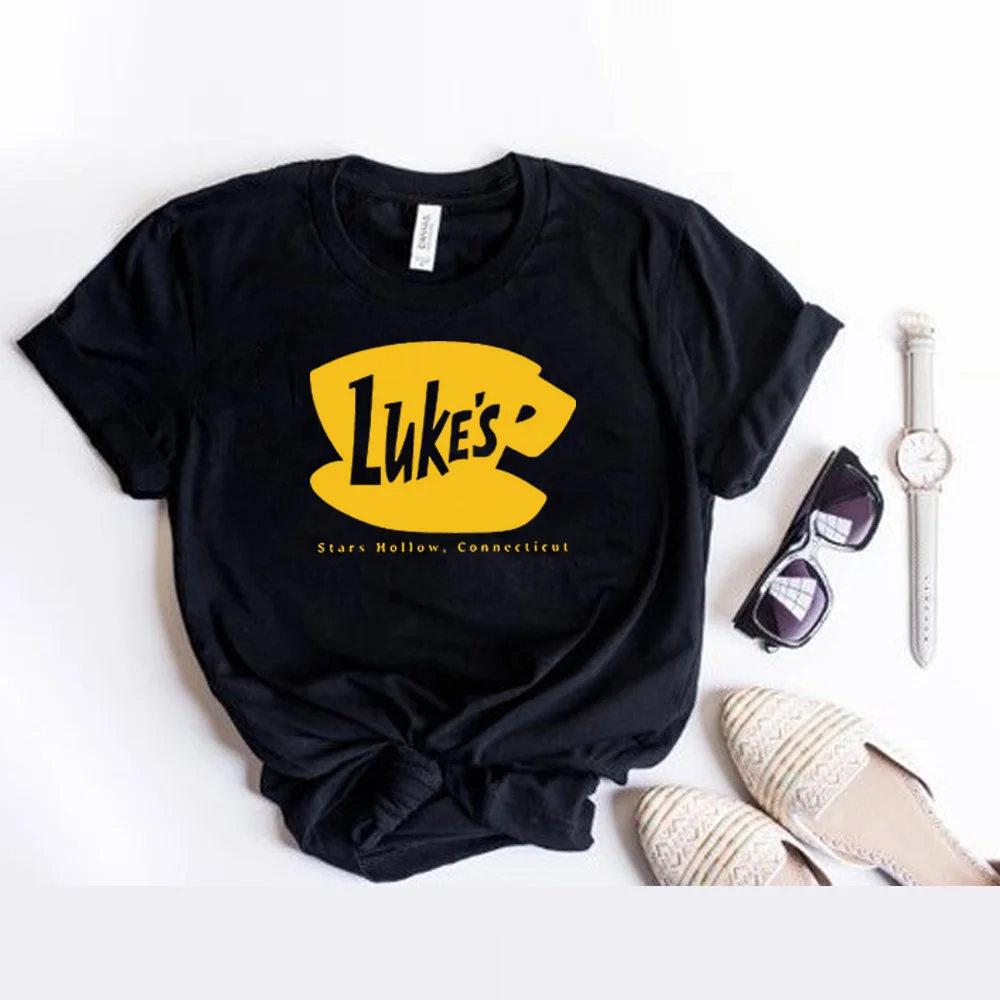 Luke's Diner/футболка для девочек Lukes футболка со звездами Lorelai Rory Lane I Pretty be watching