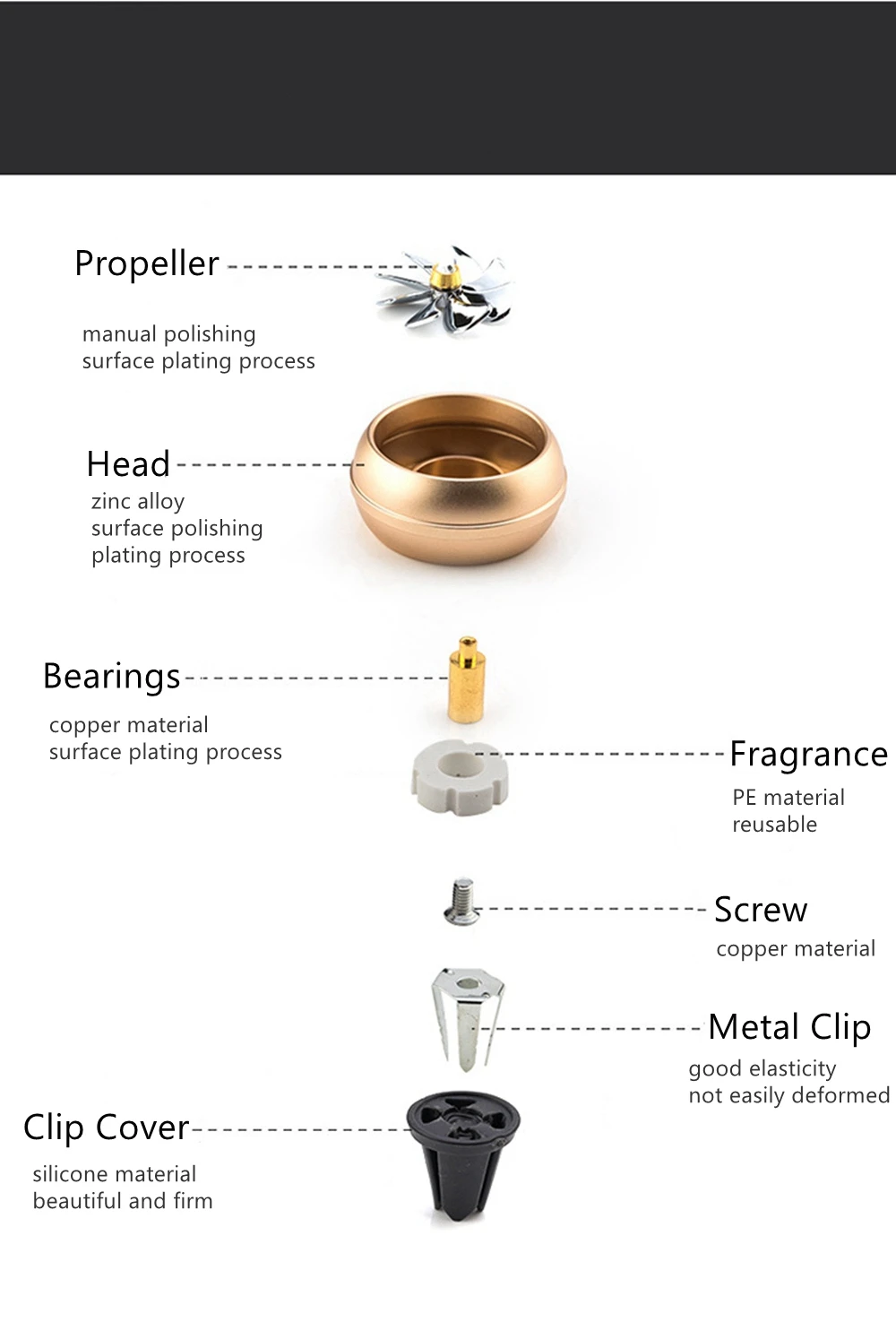5 цветов в наличии ароматизатор из цинкового сплава для автомобиля нежный