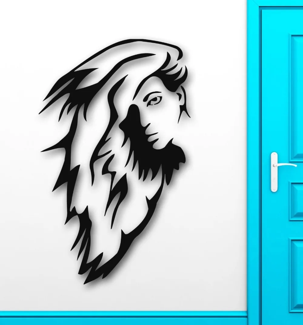 

Wall Stickers Vinyl Decal Hot Sexy Girl Beautiful Hair Salon Stylist