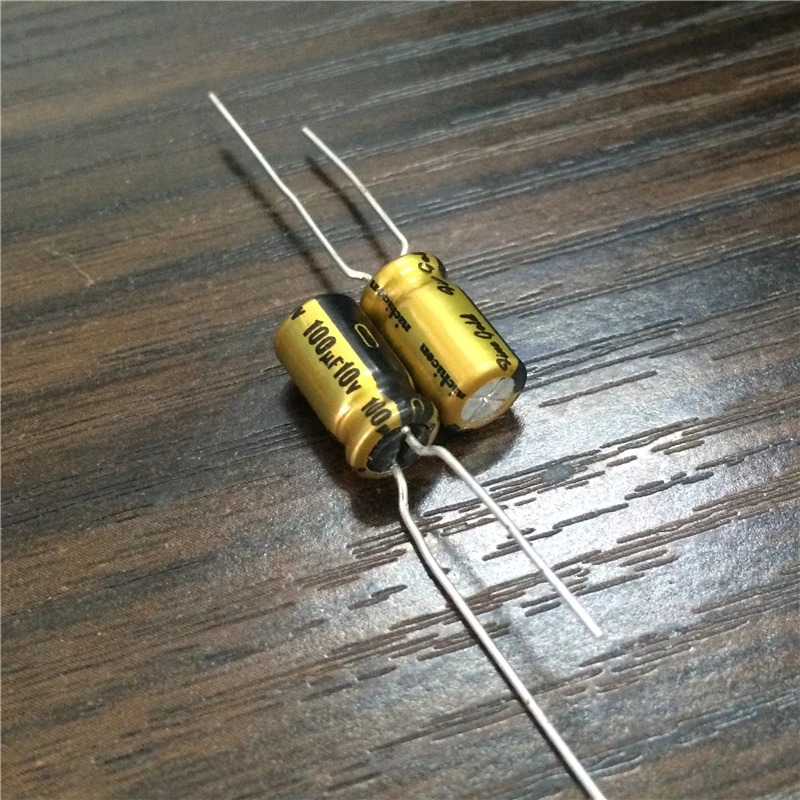 10pcs 100uF 10V NICHICON FG Fine Gold 6.3x11mm 10V100uF Top Grade Audio Capacitor | Электронные компоненты и
