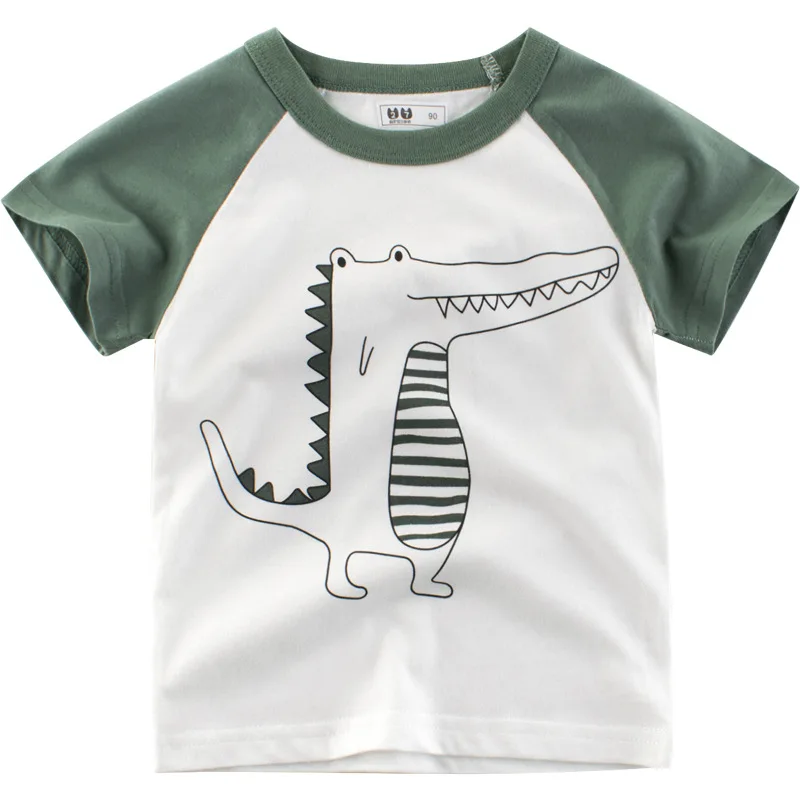 2019 г. Летняя детская одежда хлопковая Футболка для мальчиков футболки с