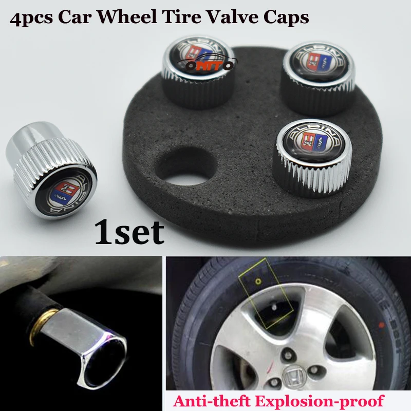 Лучший металлический Топпер для стайлинга автомобиля 1 комплект bmw Alpina болты