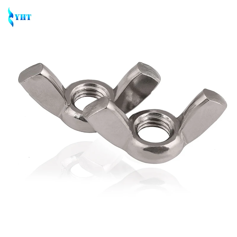 M3 M4 M5 M6 M8 M10 DIN315 304 гайки из нержавеющей стали, гайки-бабочки, слитки SUS304, вязаные 3 мм 4 мм 5 мм 6 мм
