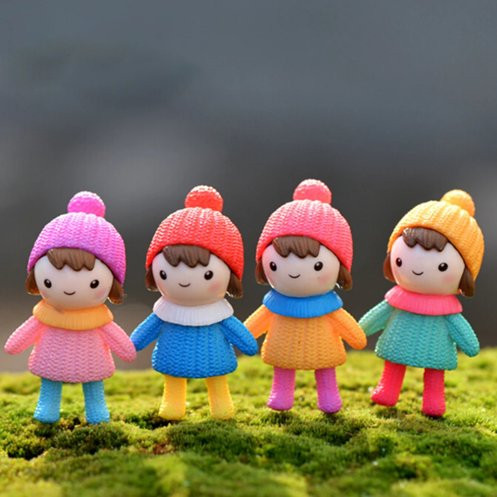 Новинка 1 комплект Красивая миниатюрная декорация для девочек микроландшафтное