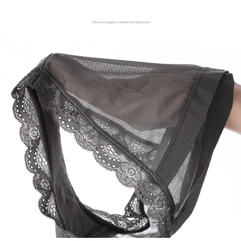 Трусики 4 шт./лот прозрачные модные кружевные трусики для женщин хлопковые без
