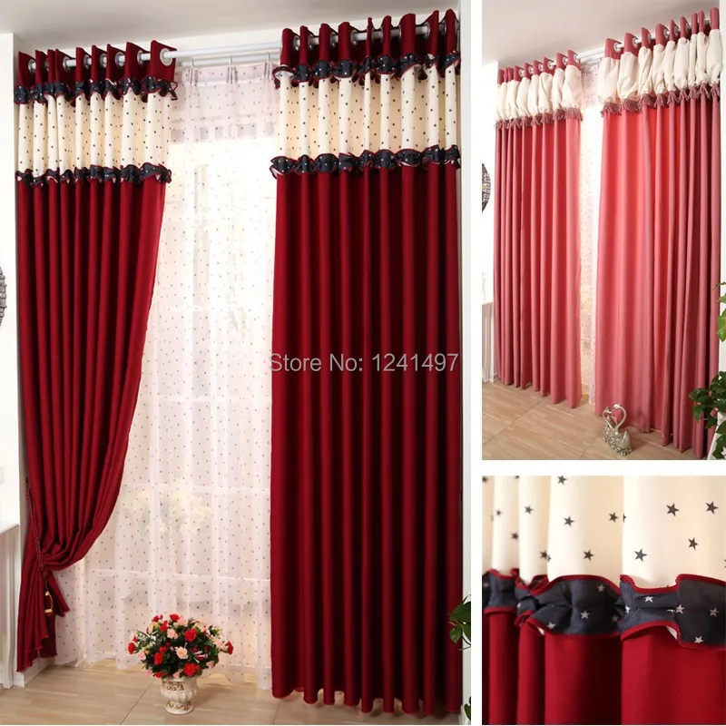 Фото Minimalist modern style red curtains upscale living room bedroom free shipping Дом и сад Minimalist modern style red curtains upscale living room bedroom free shipping Дом и сад
