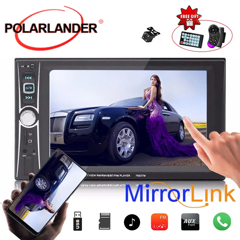 Видеорегистратор для Android сенсорный экран дистанционное управление 6 дюймов