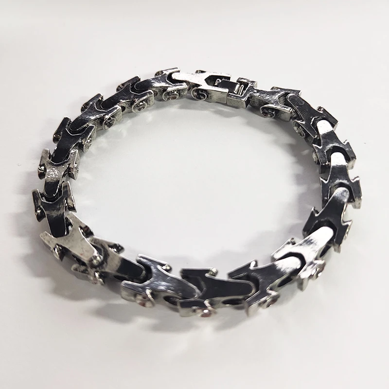 Мужские ювелирные изделия 2019 крутой браслет из нержавеющей стали с изображением