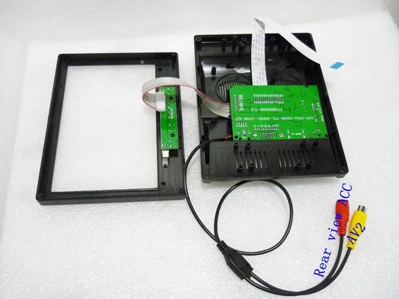 Пластиковый Чехол для 7 дюймового HSD070PWW1 1280*800 lcd + HDMI VGA 2AV плата драйвера RTD2660H вид