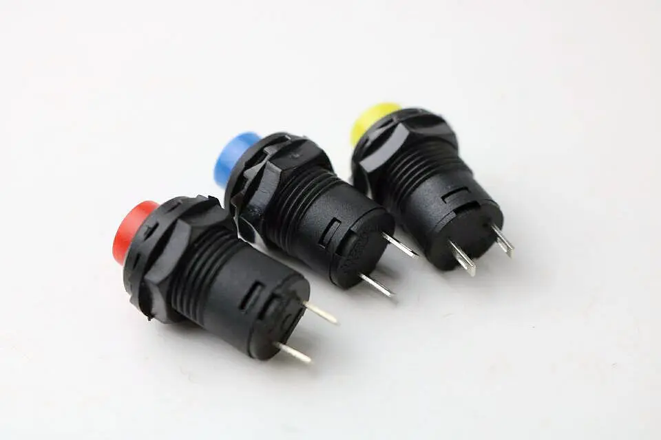 10 шт самоблокирующийся кнопочный переключатель фиксация ВКЛ./ВЫКЛ. 12 мм|switch