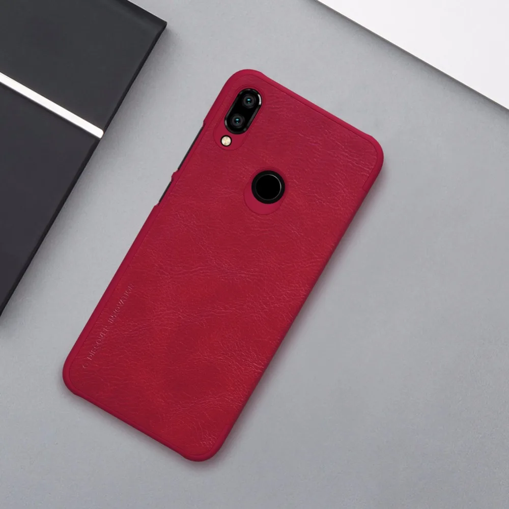 Кожаный чехол Nillkin для Xiaomi redmi note 7/pro prime QIN защитный флип-чехол для redmi note 7