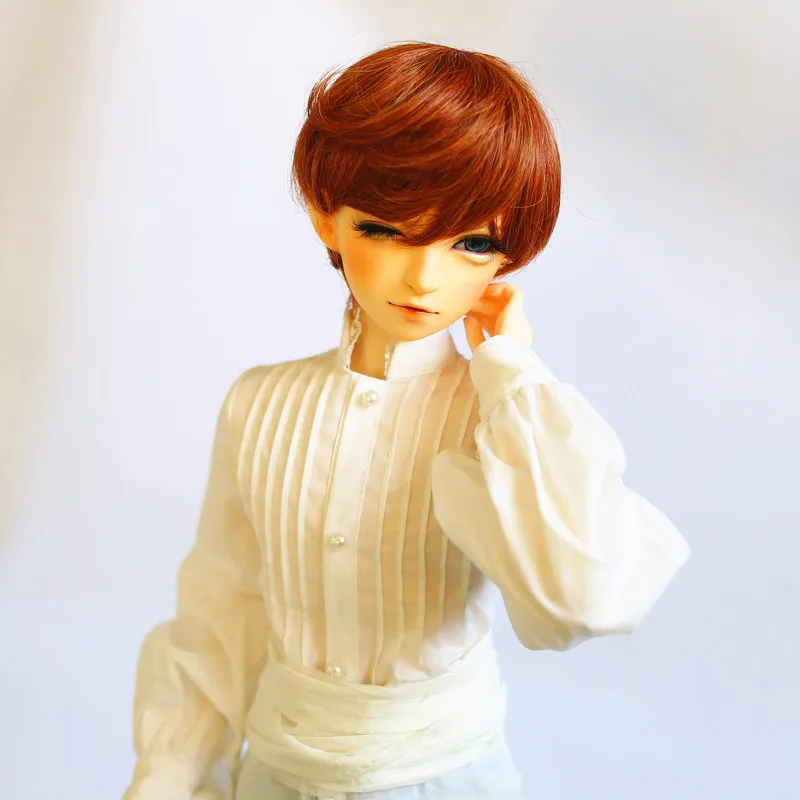 Подходит для 1/3 1/4 1/6 BJD SD куклы парики 1/3 1/4 1/6 на выбор два цвета короткие волосы куклы парики высокая температура мода косы объем