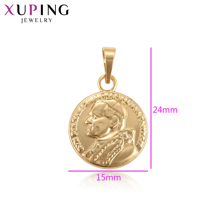 Темпераментная подвеска Xuping простое круглое ювелирное изделие для нейтральных
