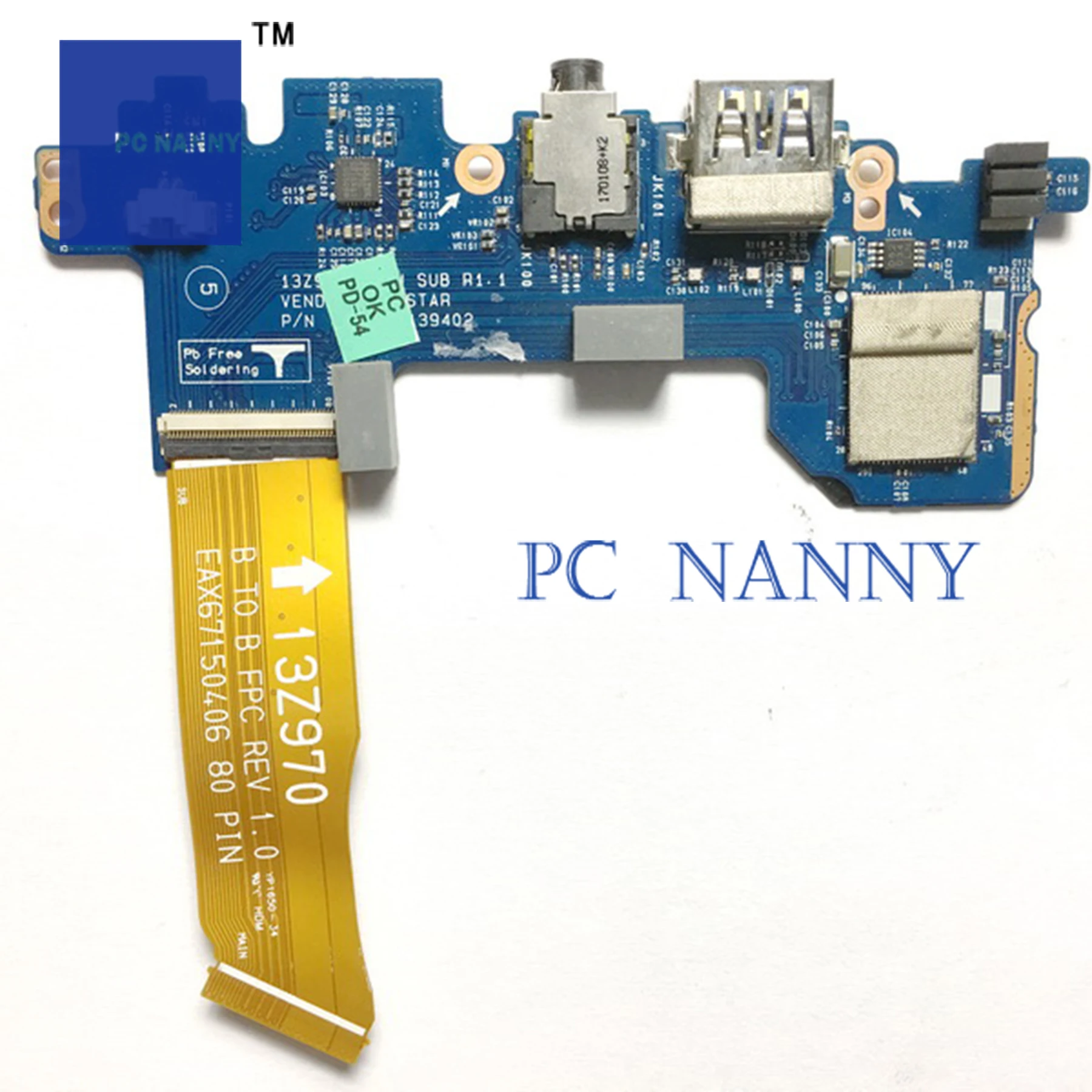 

PCNANNY для LG lg gram 13Z970 USB аудио Плата тест хороший