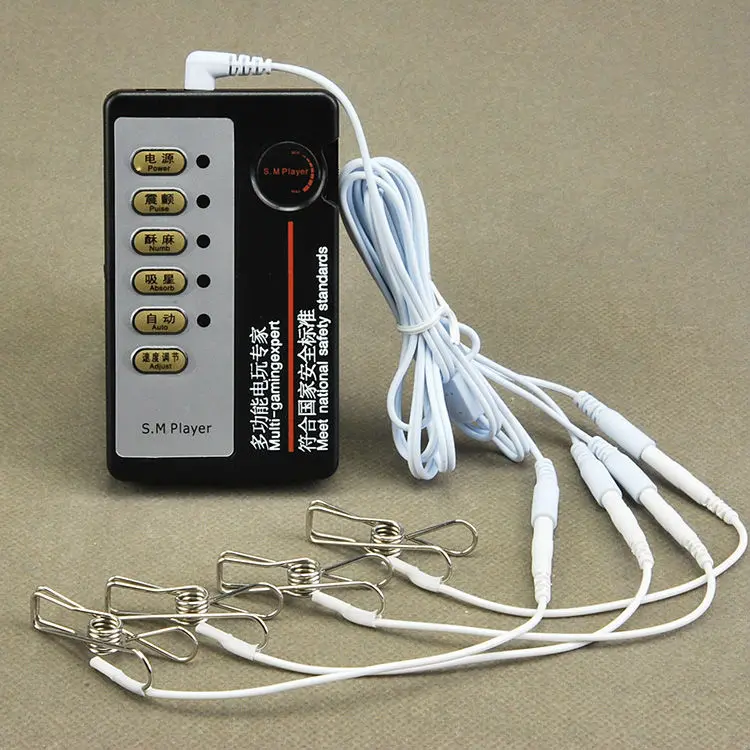 Интимные товары для взрослых с 4 мощными стальными зажимами клитора сосков