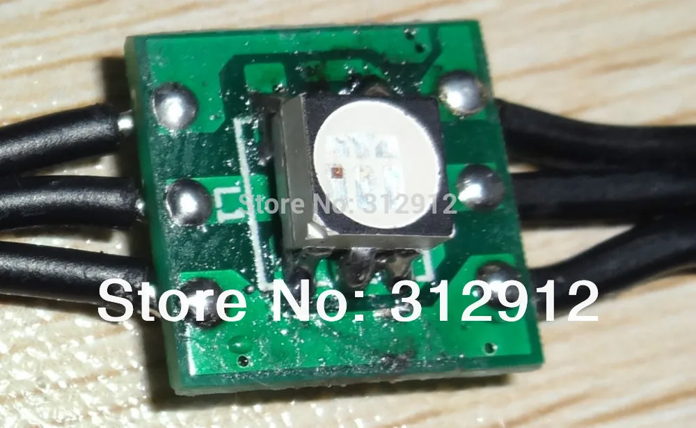 Черный пиксельный узел WS2811 led 5050 SMD 12 В постоянного тока 100 шт. струны черные