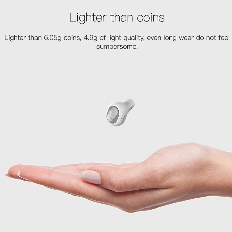 QCY Q26 PRO Mini моно bluetooth-наушники Спортивные Беспроводные наушники 3D стерео с