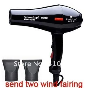 Professional hair stylist recommended European plug adapter Hair Dryer 1800 Watts German motor HairDryer Free Shipping|adapter phone|adapter vga to