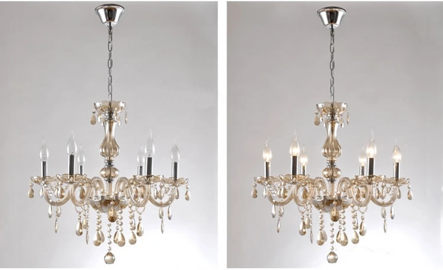 Современная хрустальная люстра ZESOL освещение для гостиной спальни светильники