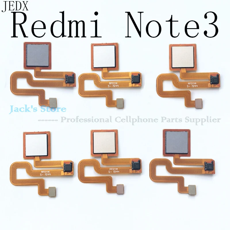 JEDX оригинальный для Xiaomi Redmi Note 3 сканер отпечатков пальцев Flex Pro Touch ID Кнопка