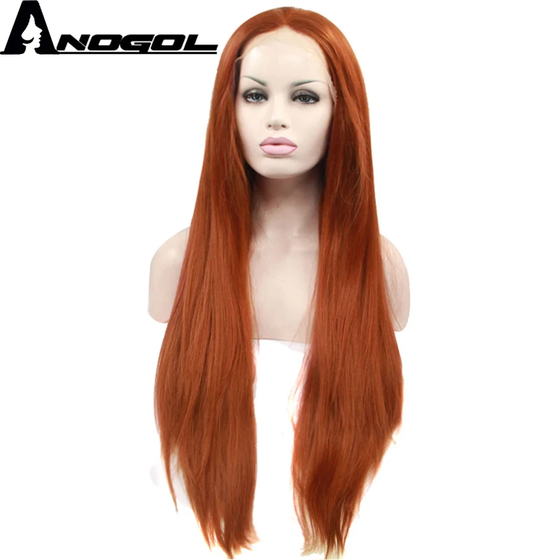 Anogol высокое Температура волокно бразильских волос полный Плутон темно