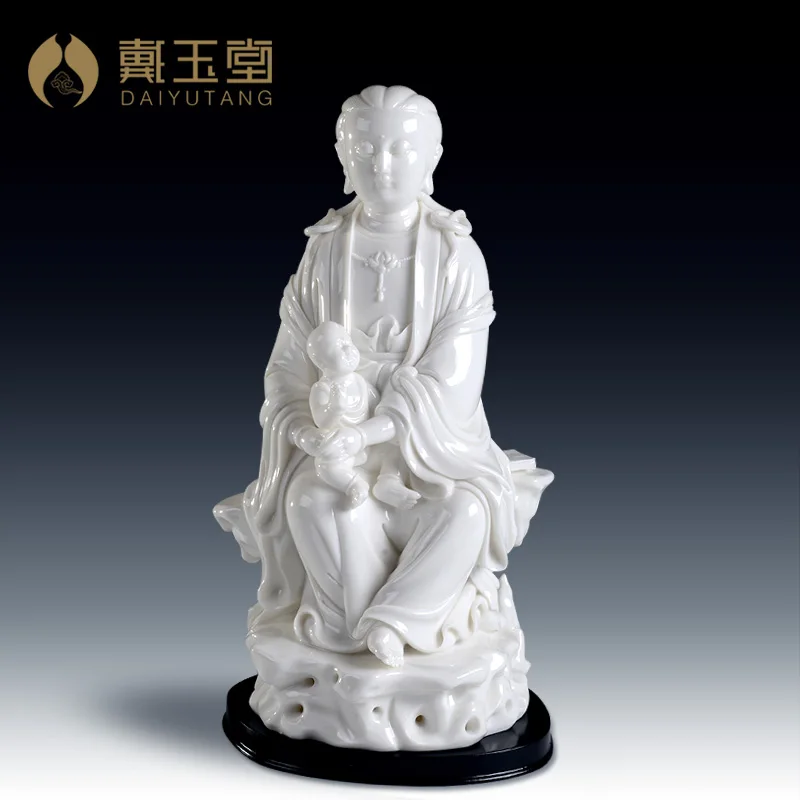 

Master Dai Yutang Bai Linlu Yang, China ceramic gift ornaments treasures/12-inch Guanyin D01-007