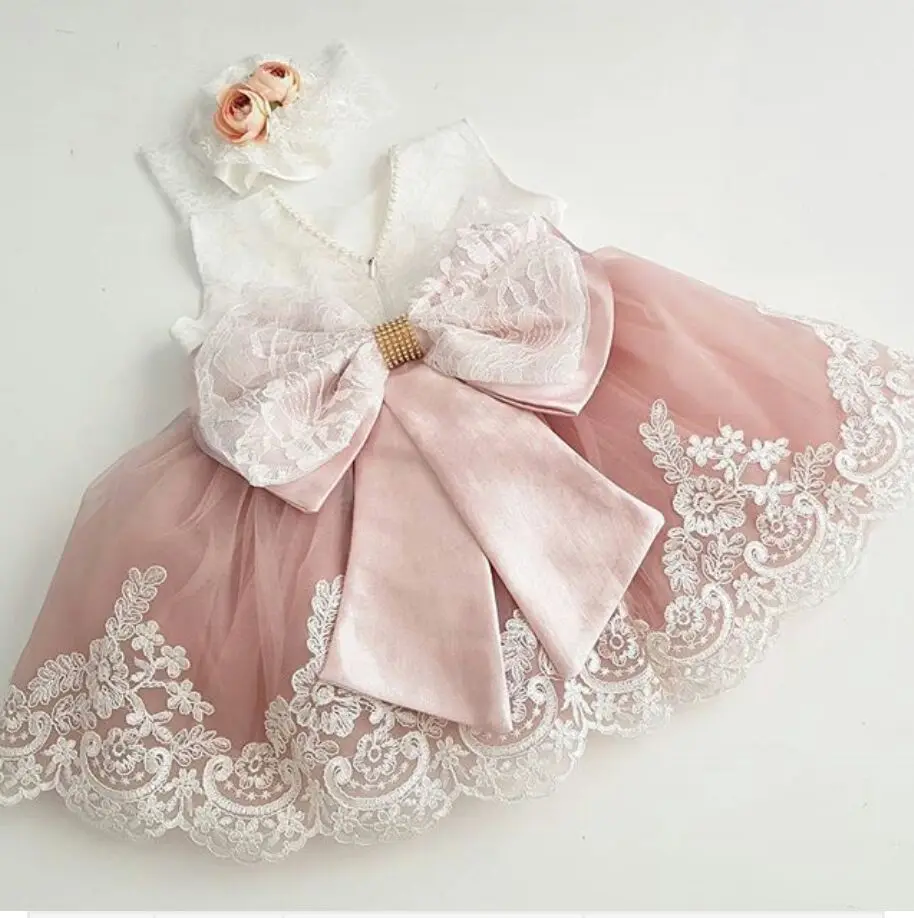 

Новинка, милое платье на день рождения для маленьких девочек, платья для девочек с цветами для свадебной вечеринки, платья для маленьких девочек на первую церемонию