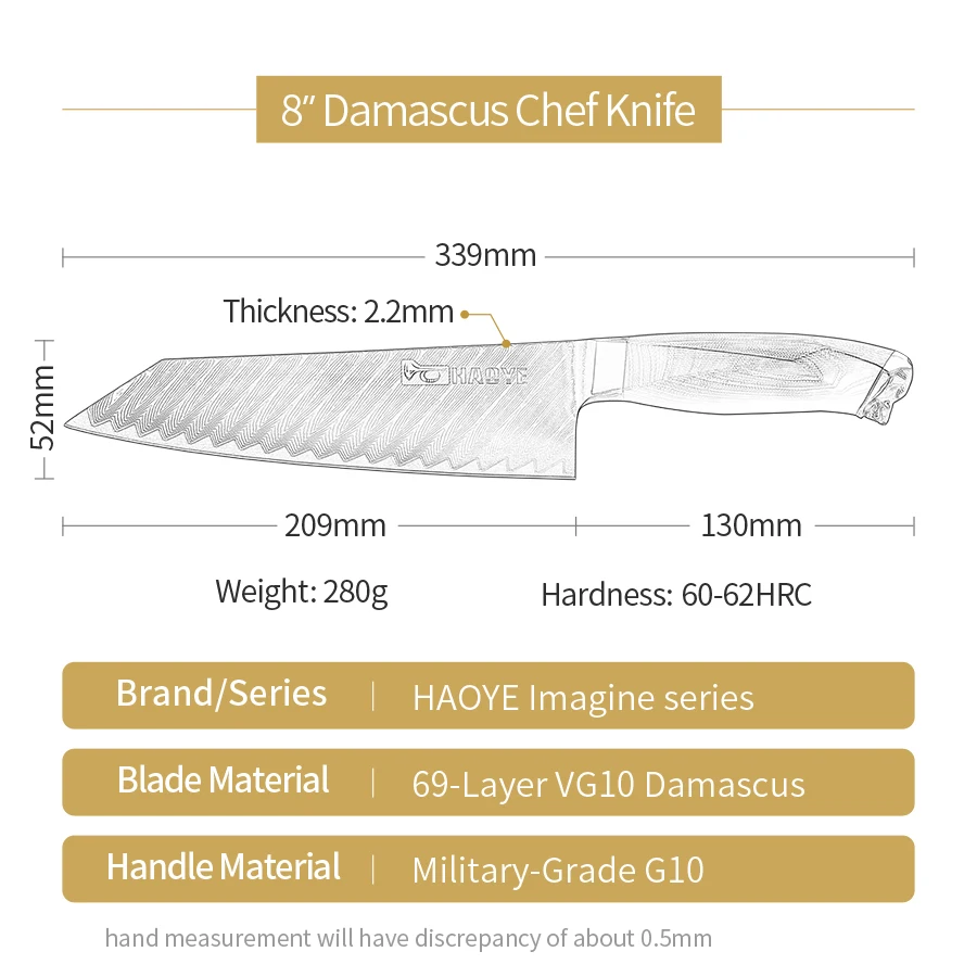 Поварской нож из дамасской стали японские кухонные ножи vg10 master рукоятка kiritsuke G10